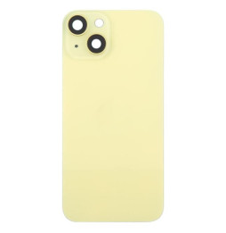 Back Glass for iPhone 14 EU Version (Yellow)(With Logo)