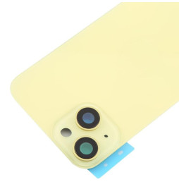 Back Glass for iPhone 14 EU Version (Yellow)(With Logo)