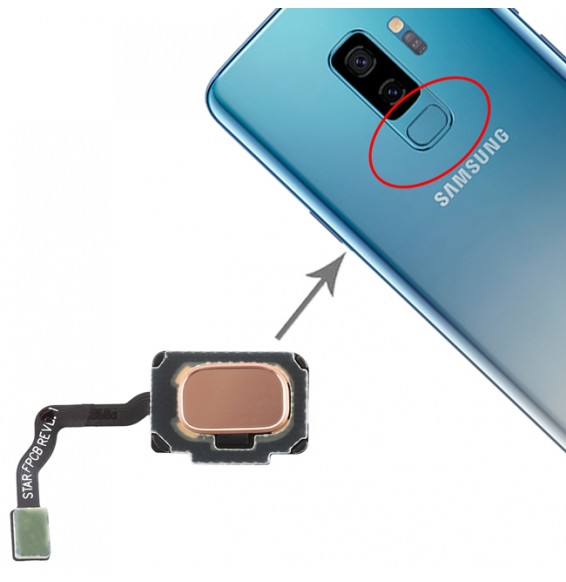 Fingerprint Sensor Flex Cable for Samsung Galaxy S9 SM-G960 (Gold)