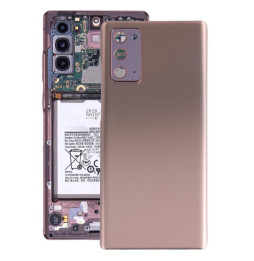 Cache arrière pour Samsung Galaxy Note20 (Rose Gold)(Avec Logo)