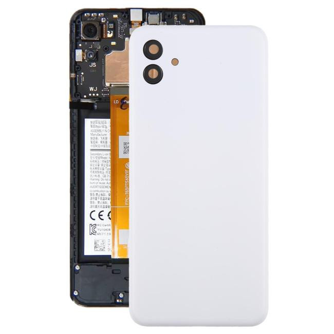 Back Cover for Samsung Galaxy A04 SM-A045F (White)(With Logo)