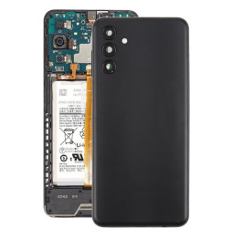 Cache arrière pour Samsung Galaxy A04s SM-A047F (Noir)(Avec Logo)