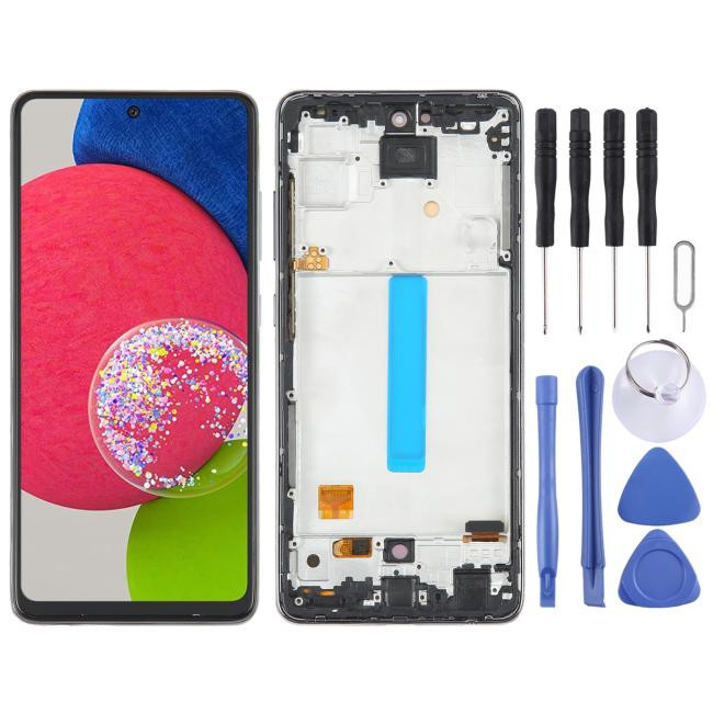 Screen with frame for Samsung Galaxy A52s 5G SM-A528 - OLED