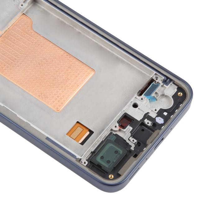 Screen with frame for Galaxy A35 SM-A356B - OLED (Blue)