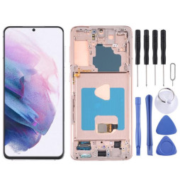 Original screen with frame for Galaxy S21+ 5G SM-G996 (Gold)