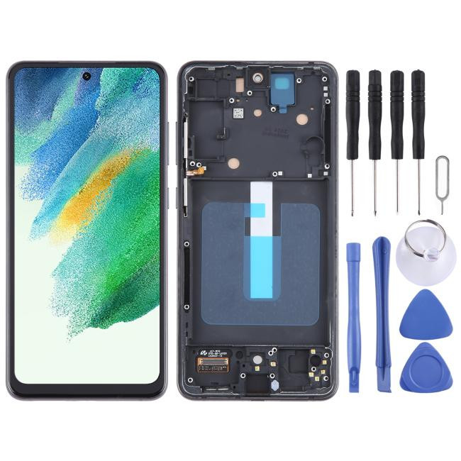 Screen with frame for Samsung Galaxy S21 FE 5G SM-G990B - TFT