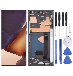 Screen with frame for Galaxy Note20 Ultra 5G SM-N986B - OLED (Black)