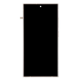 Screen with frame for Galaxy S24 Ultra SM-S928B - OLED (Gold)