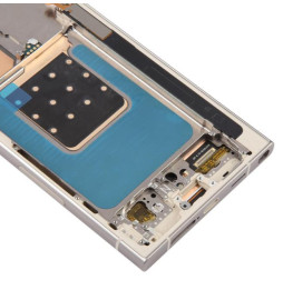 Screen with frame for Galaxy S24 Ultra SM-S928B - OLED (Gold)