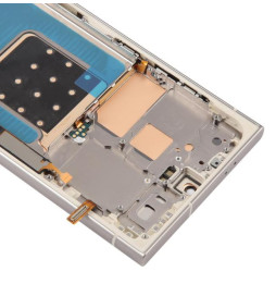 Screen with frame for Galaxy S24 Ultra SM-S928B - OLED (Gold)