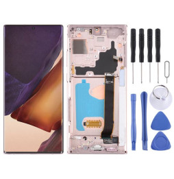 Original screen with frame for Galaxy Note20 Ultra SM-N986 (Gold)