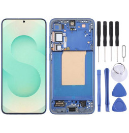 Original screen with frame for Galaxy S25+ SM-S936B (Blue)