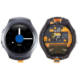 Screen with frame for Galaxy Gear S2 SM-R720 (Black)
