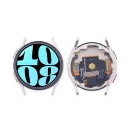 Écran original avec châssis pour Galaxy Watch6 40mm SM-R930/R935 (Argent)