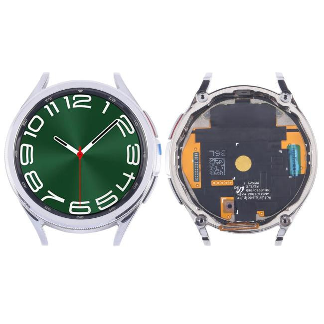 Original screen with frame for Galaxy Watch6 Class 47mm SM-R960/R965 (Silver)