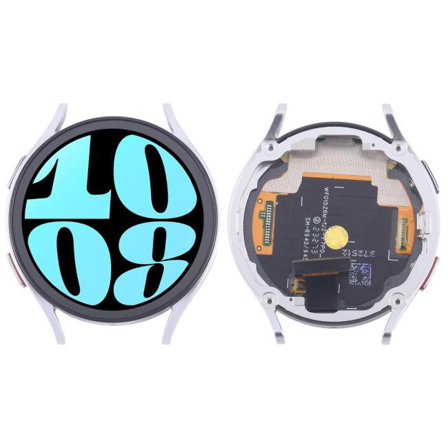Original screen with frame for Galaxy Watch6 44mm SM-R940/R945 (Silver)