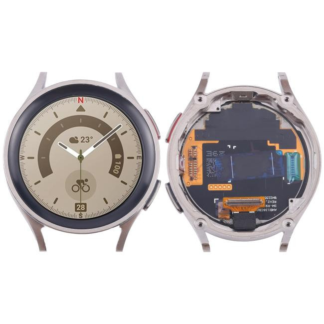 Original screen with frame for Galaxy Watch5 Pro 45mm SM-R920/R925 (Grey)