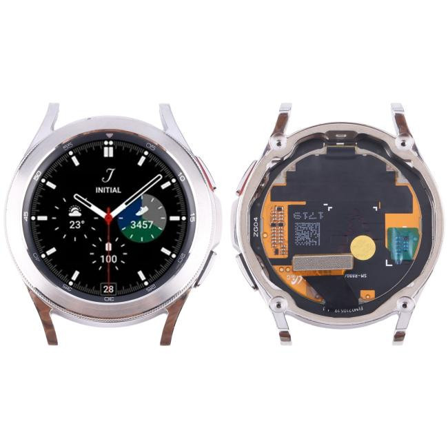 Original screen with frame for Galaxy Watch4 Class 42mm SM-R880/R885 (Silver)