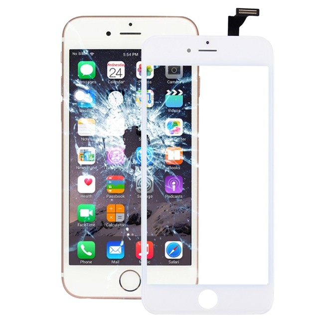 Touch Panel with Adhesive for iPhone 6 Plus (White) at 15,90 €