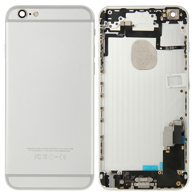 Voorgemonteerde achterkant voor iPhone 6 Plus (Zilver)(Met Logo) voor 33,15 €