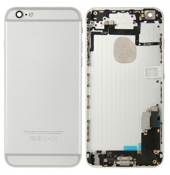 Back Housing Cover Assembly for iPhone 6 Plus (Silver)(With Logo)