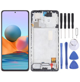 Screen with frame for Xiaomi Redmi Note 10 Pro Max - OLED