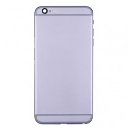 Full Back Housing Cover for iPhone 6 Plus (Grey)(With Logo) at 26,90 €