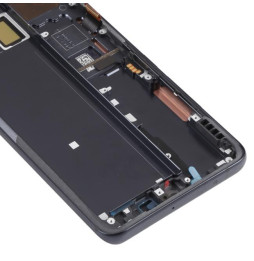 Screen with frame for Xiaomi Mi Note 10 Lite M2002F4LG (Black)