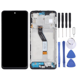 Original screen with frame for Xiaomi Redmi Note 11S 5G / Poco M4 Pro 5G 21091116AG, MZB0BGVIN