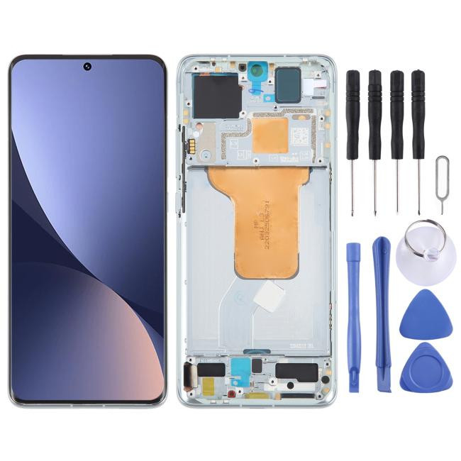Original screen with frame for Xiaomi 12 (Green)