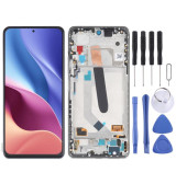 Écran original avec châssis pour Xiaomi Mi 11i / Poco F3 M2012K11AG (Argent)