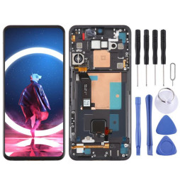Original screen with frame for ZTE nubia RedMagic 7 Pro NX709J (Black)
