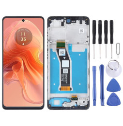 Display mit Rahmen für Motorola Moto G04